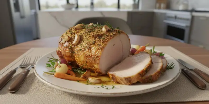 Rôti de Porc aux Herbes Douces et Ail à l'Air Fryer