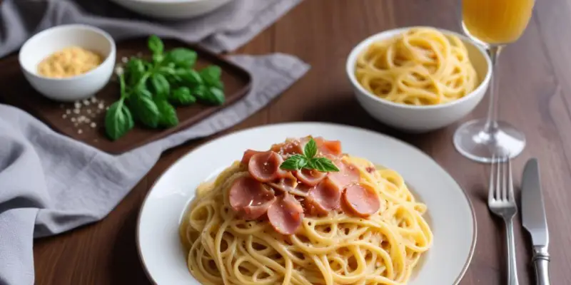Topinambours façon carbonara