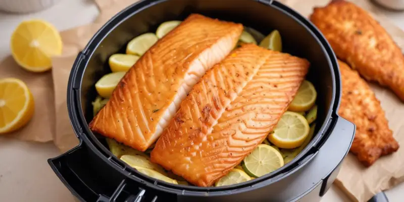 Poisson pané maison à l'AirFryer