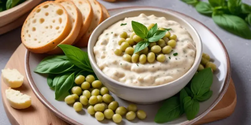 Tartinade Fraîcheur Haricots Blancs et Basilic
