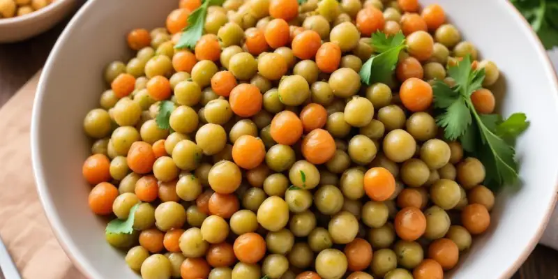 Salade de pois chiches au cumin