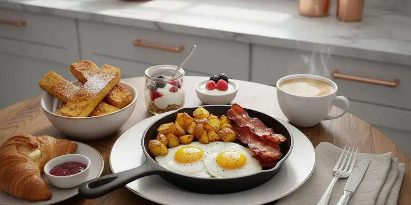 Petit Déjeuner Complet à l'Airfryer Cosori