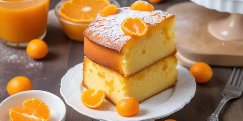 Gâteau Moelleux aux Clémentines
