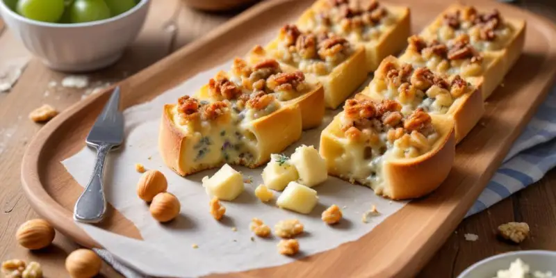 Pâtes crémeuses au gorgonzola et aux noix