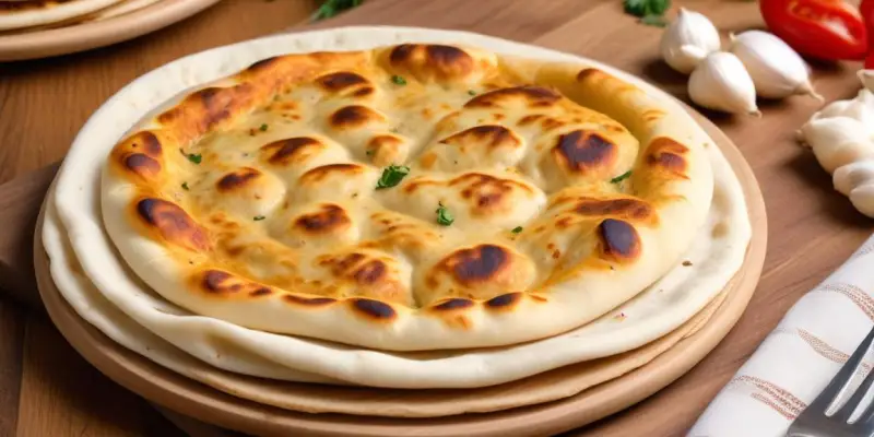 Pain Naan à l'Ail