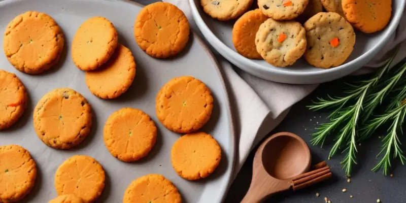 Cookies Salés Carottes et Cumin