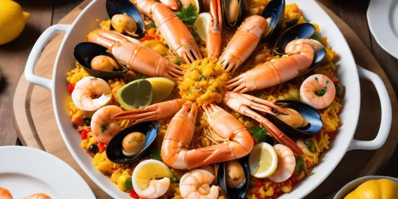 Paella Royale aux Fruits de Mer