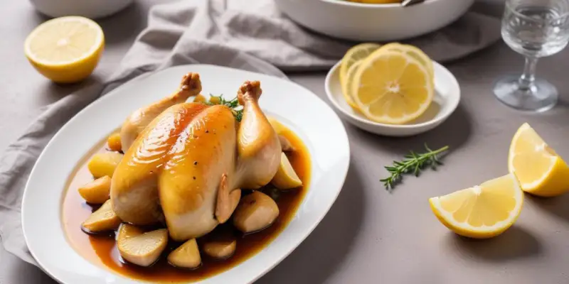 Poulet au Citron Confit