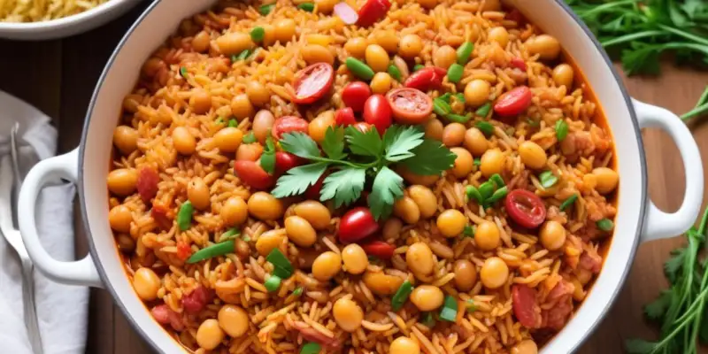 One Pot Riz et Haricots Rouges Cajun