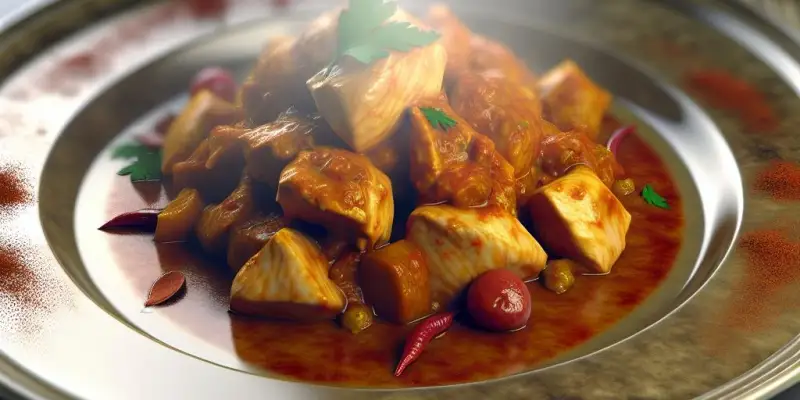 Tajine de poulet aux épices