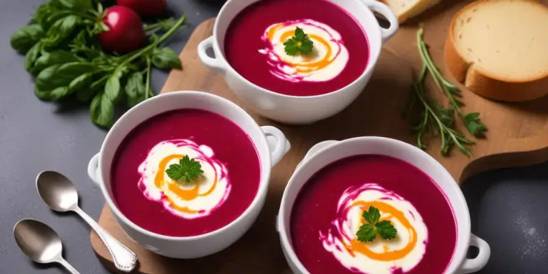 Soupe Estivale de Betterave au Fromage Frais
