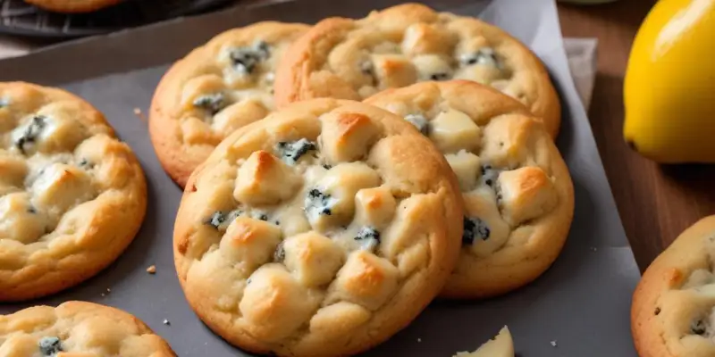 Cookies Fourme d'Ambert et Poires Séchées