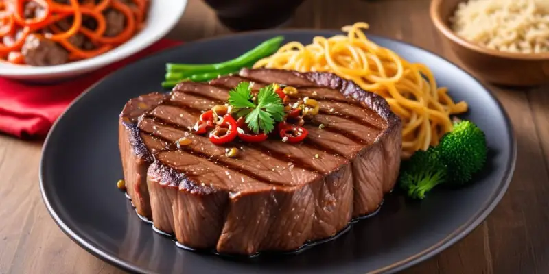 Steak Haché aux Nouilles Chinoises Express