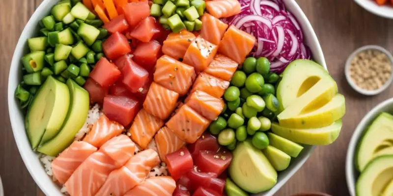 Poke Bowl Estival au Saumon Mariné