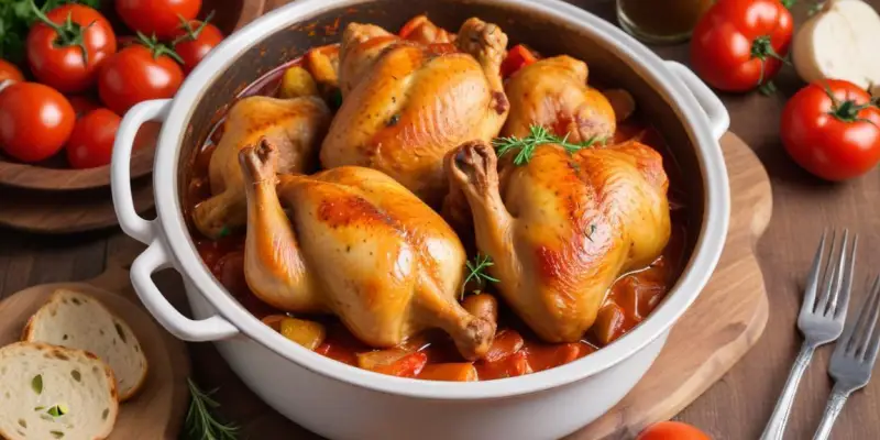 Poulet Basquaise Traditionnel
