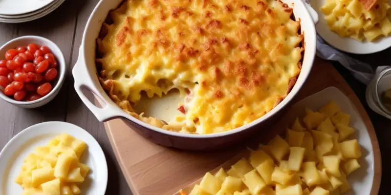 Tartiflette légère aux oignons doux