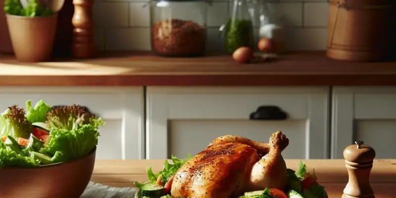 Salade de Poulet et Légumes