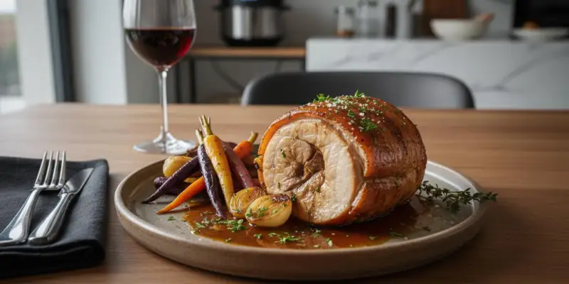 Rouelle de Porc Confite au Cookeo et Cosori Dual Blaze