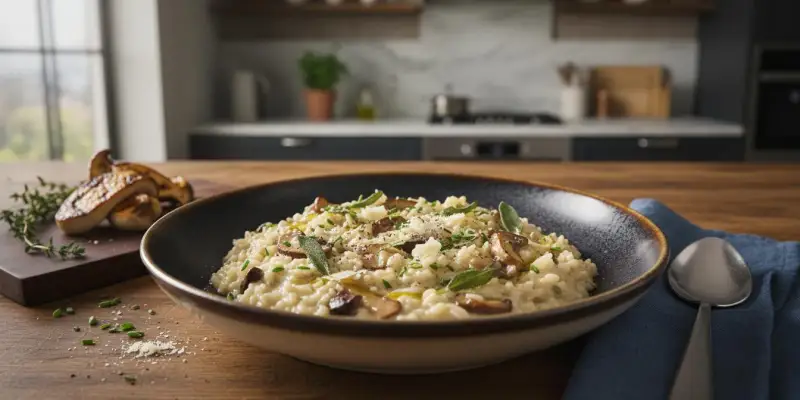 Risotto Mystérieux du Codeur aux Champignons