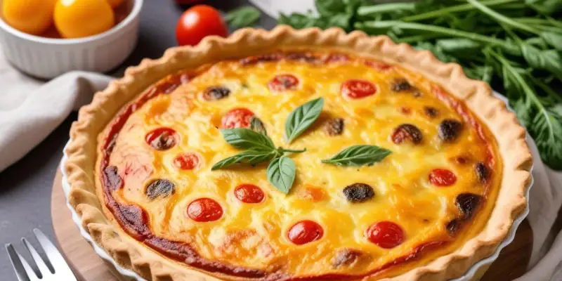 Quiche aux légumes d'été