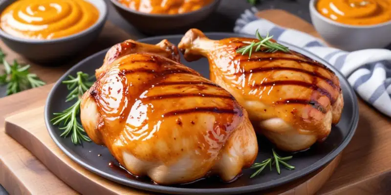 Blanc de Poulet Grillé Sauce Barbecue