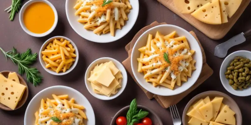 Pennes aux quatre fromages