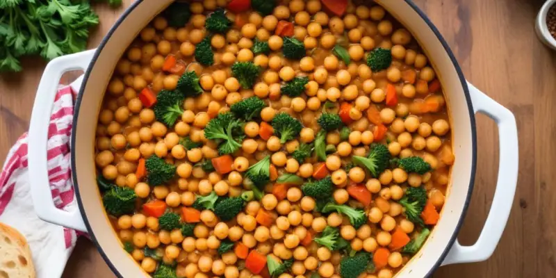 One Pot de Pois Chiches aux Légumes d'Été