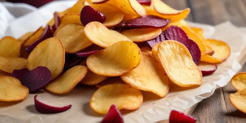 Chips de Betterave Croustillantes Maison