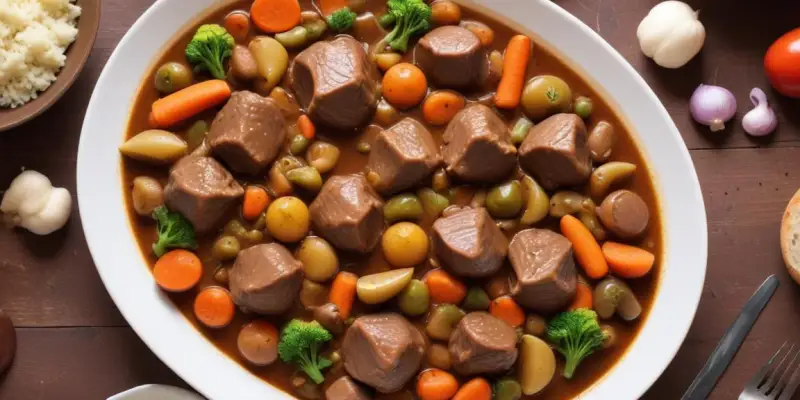 Navarin d'agneau aux légumes printaniers