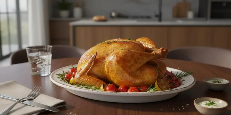 Poulet Rôti Doré au Cosori (1,5kg)