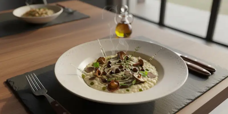 Risotto à l'Injection de Saveurs Forestières