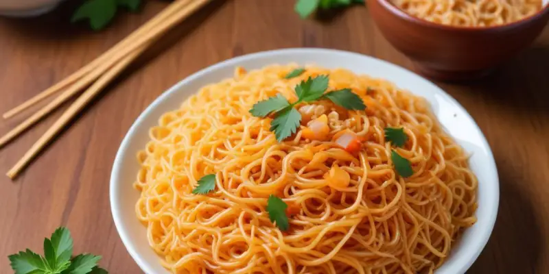 Vermicelles sautés façon thaï