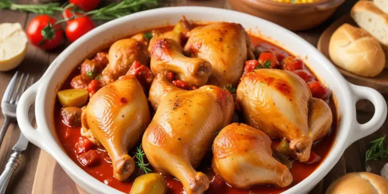 Poulet Basquaise Traditionnel