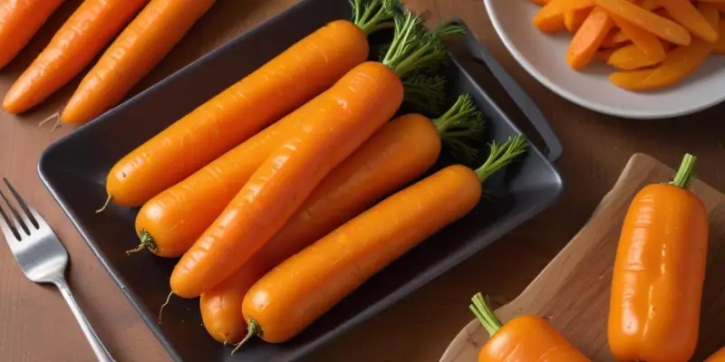Carottes braisées à l'orange