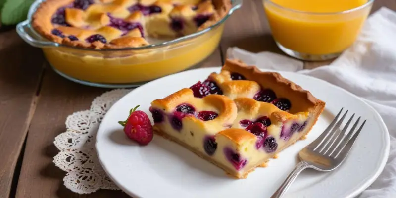Clafoutis Gourmand aux Brugnons d'Été