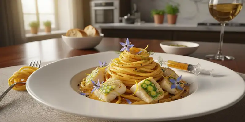 Injection de Saveurs : Linguine au Code Secret