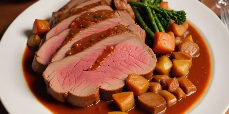 Jarret de veau braisé