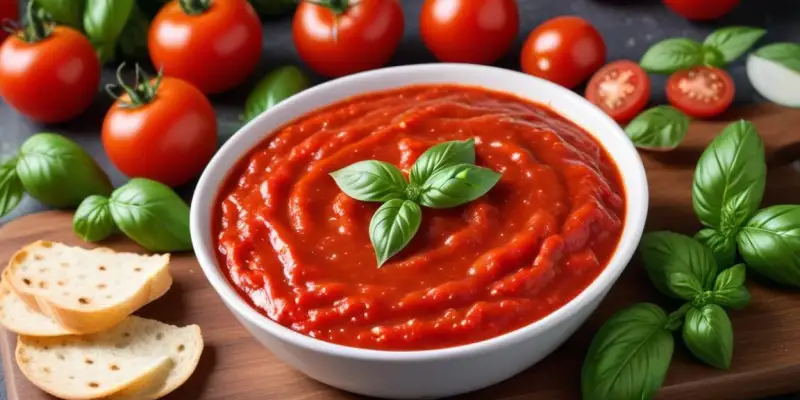 Dip Tomate Basilic Facile et Rapide