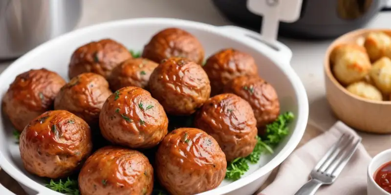 Boulettes de viande moelleuses au AirFryer