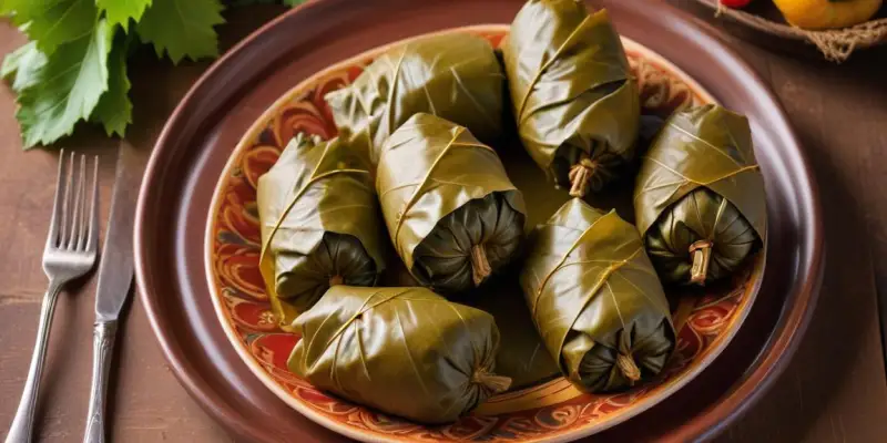 Dolmas : Feuilles de Vigne Farcies Traditionnelles