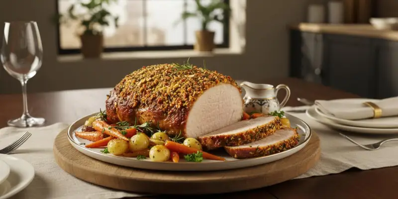 Rôti de Porc Herbacé de 1kg à l'Air Fryer Cosori