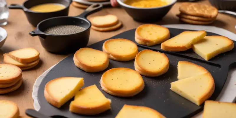 Les Sablés Fondants à la Raclette et au Poivre