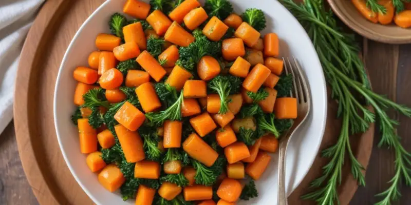 Carottes sautées à l’ail et au persil