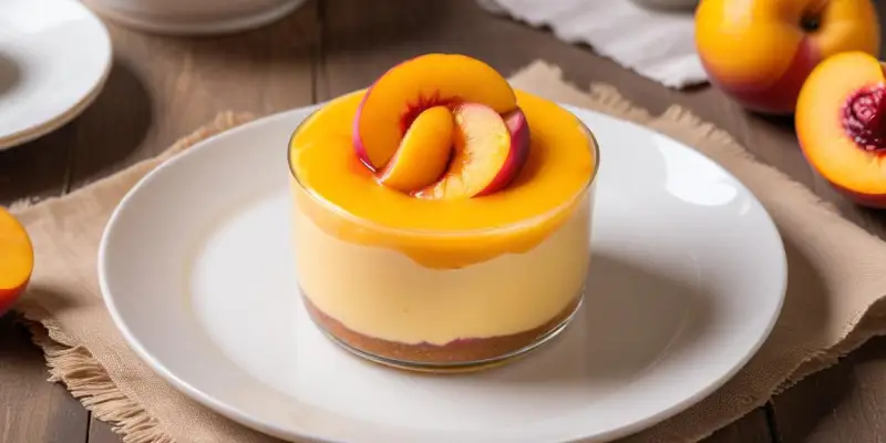 Mousse légère à la nectarine