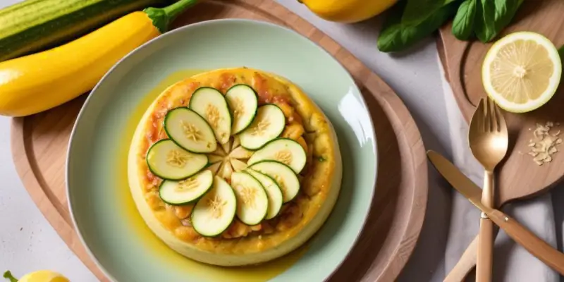 Moelleux estival courgette citron amande