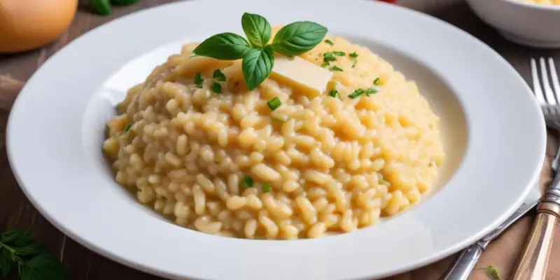Risotto Crémeux aux Poireaux et Parmesan