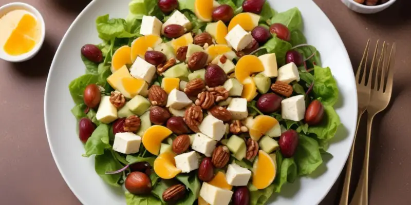 Salade de topinambours et noisettes