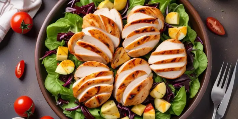 Salade Composée au Poulet Grillé