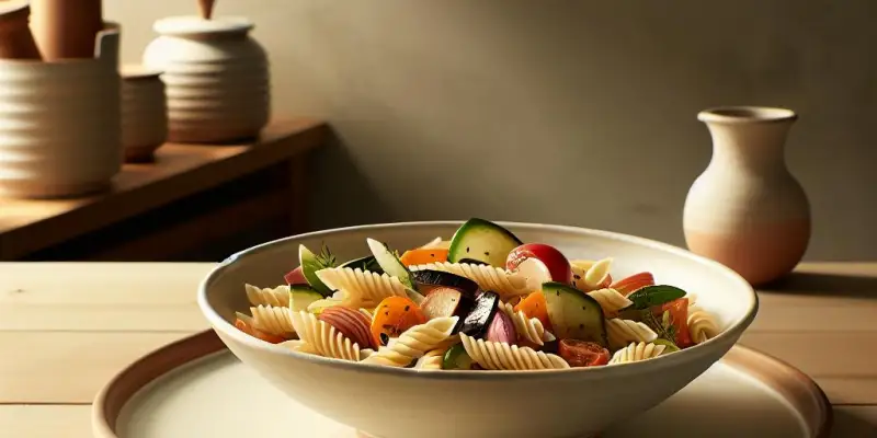 Salade de Pâtes aux Légumes Grillés