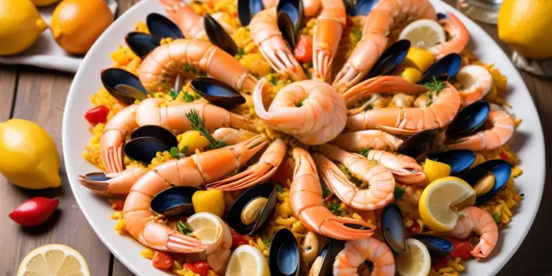 Paella Royale aux Fruits de Mer